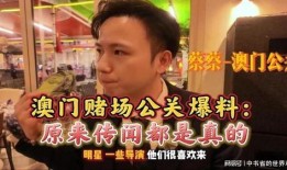澳门公关爆料视频,一场惊心动魄的幕后风云